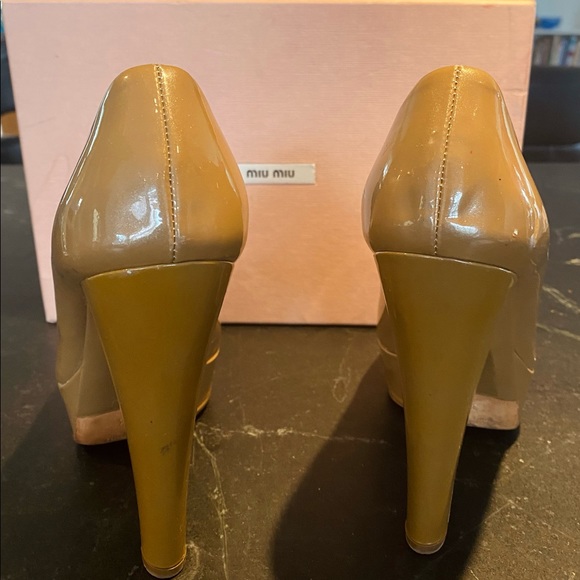 Miu miu peep toe heels - Picture 3 of 4